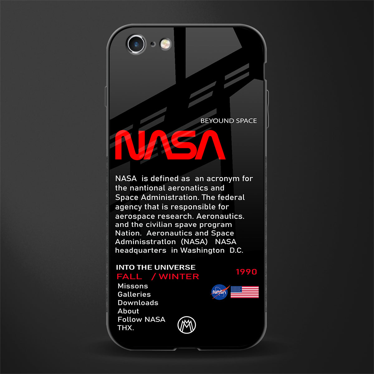 nasa project glass case for iphone 6 image