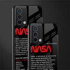 nasa project back phone cover | glass case for oppo a74 4g