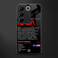nasa project back phone cover | glass case for vivo v27 pro 5g