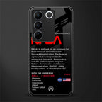 nasa project back phone cover | glass case for vivo v27 pro 5g