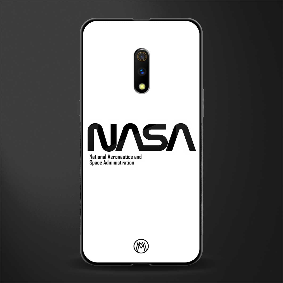 nasa white glass case for oppo k3 image