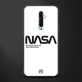 nasa white glass case for oppo reno 2z image