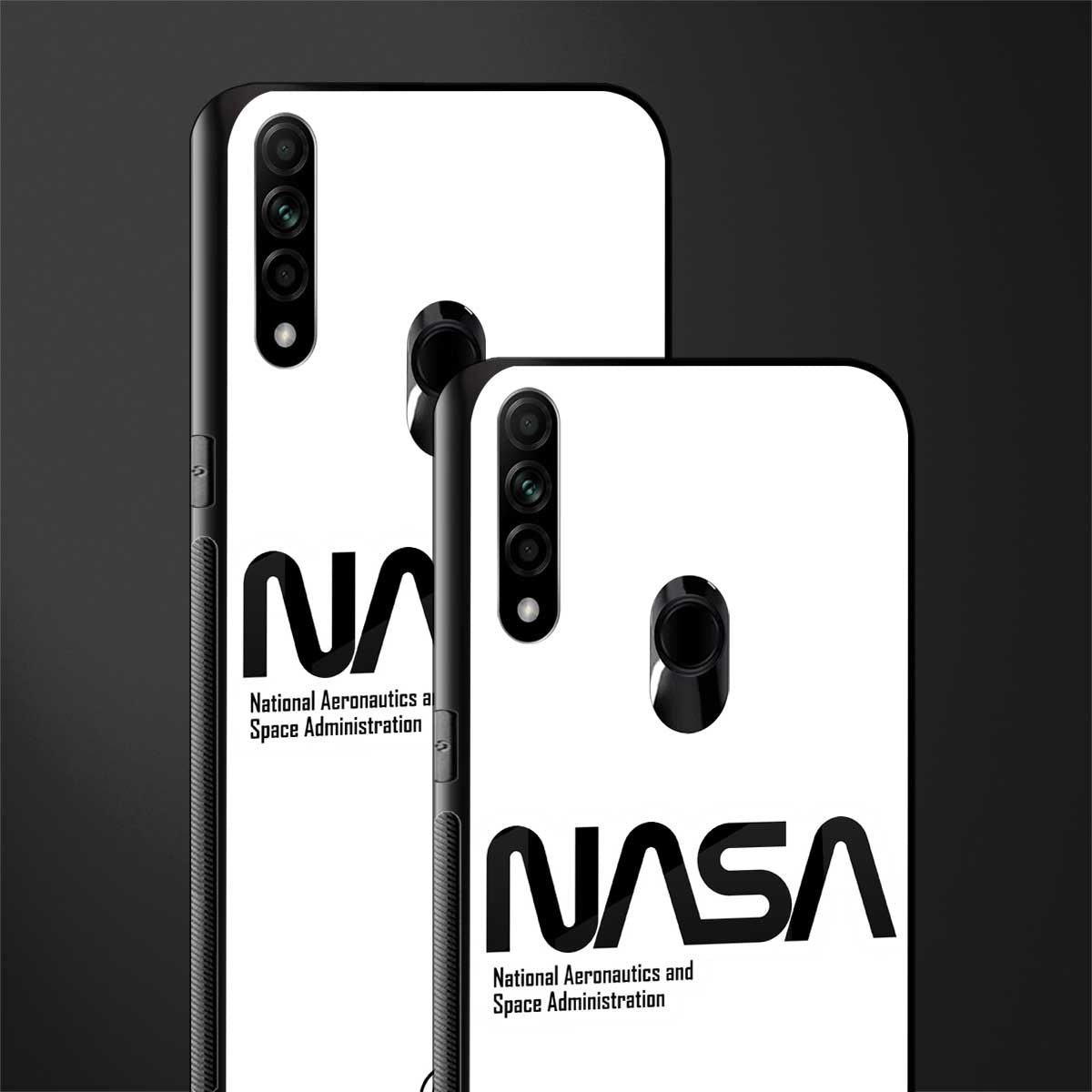 nasa white glass case for oppo a31 image-2