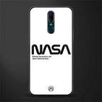nasa white glass case for oppo f11 image