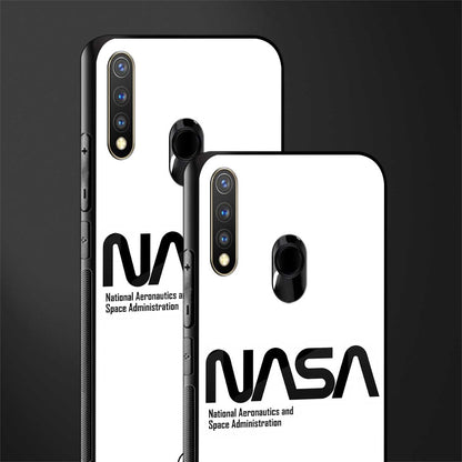 nasa white glass case for vivo y19 image-2