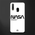 nasa white glass case for vivo u20 image