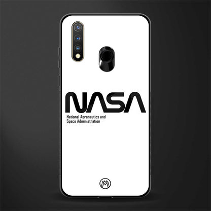 nasa white glass case for vivo y19 image