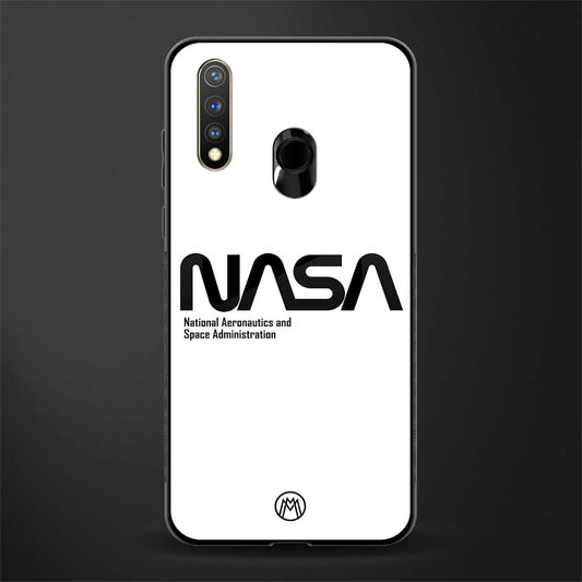 nasa white glass case for vivo y19 image