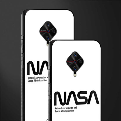 nasa white glass case for vivo s1 pro image-2