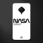 nasa white glass case for vivo s1 pro image