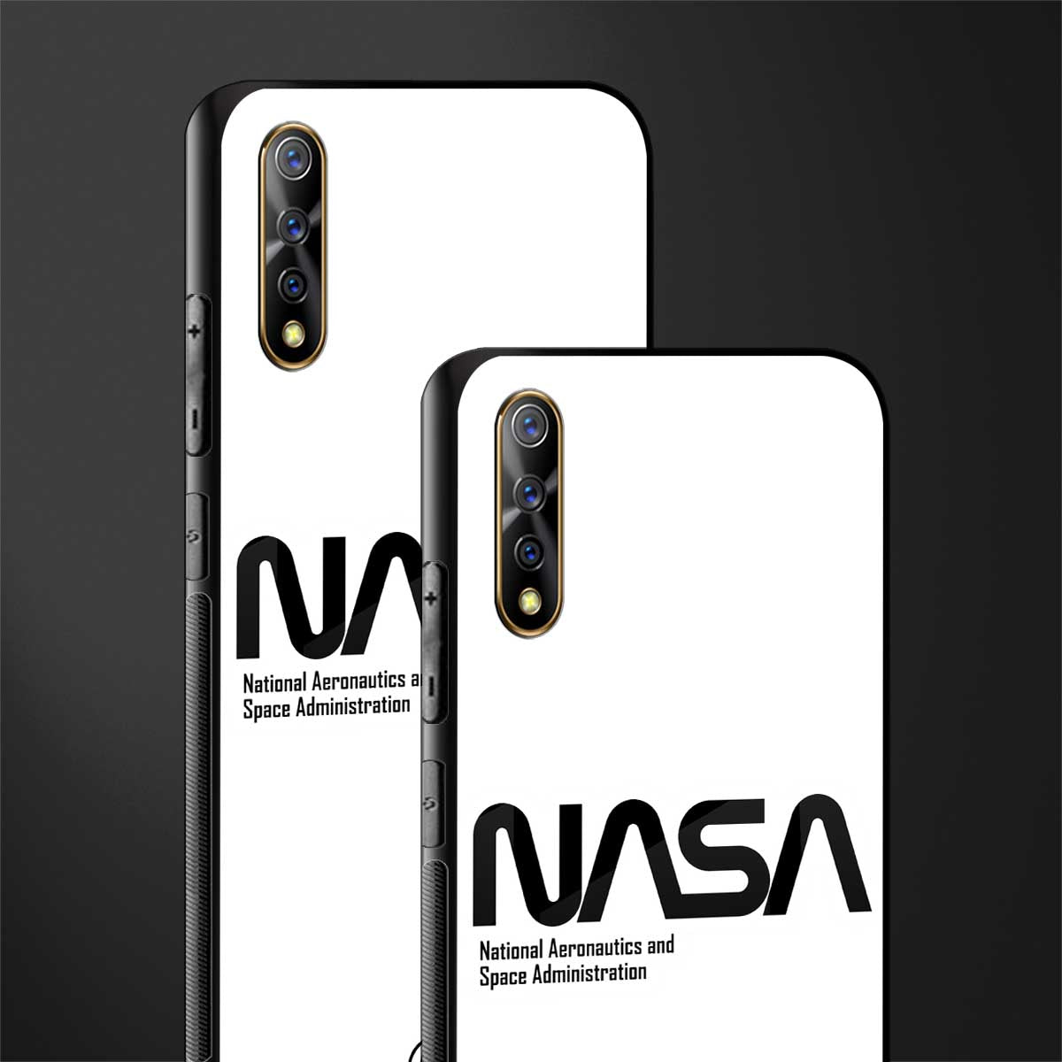 nasa white glass case for vivo s1 image-2