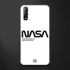 nasa white glass case for vivo s1 image