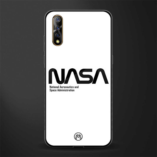 nasa white glass case for vivo z1x image