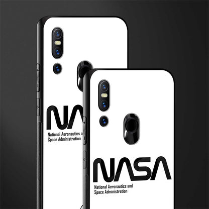 nasa white glass case for vivo v15 image-2
