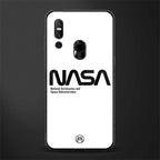 nasa white glass case for vivo v15 image
