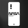 nasa white glass case for vivo v15 pro image