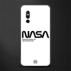 nasa white glass case for vivo v15 pro image