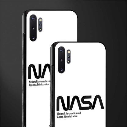 nasa white glass case for samsung galaxy note 10 plus image-2