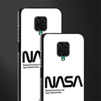 nasa white glass case for redmi note 9 pro image-2