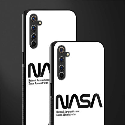 nasa white glass case for realme 6i image-2