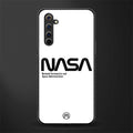 nasa white glass case for realme 6i image