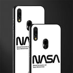 nasa white glass case for redmi note 7 pro image-2