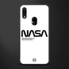 nasa white glass case for redmi note 7s image