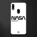 nasa white glass case for redmi note 7 pro image
