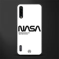 nasa white glass case for mi a3 redmi a3 image