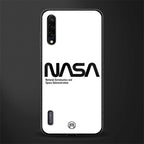 nasa white glass case for mi a3 redmi a3 image