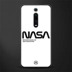 nasa white glass case for redmi k20 pro image
