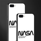 nasa white glass case for realme c1 image-2