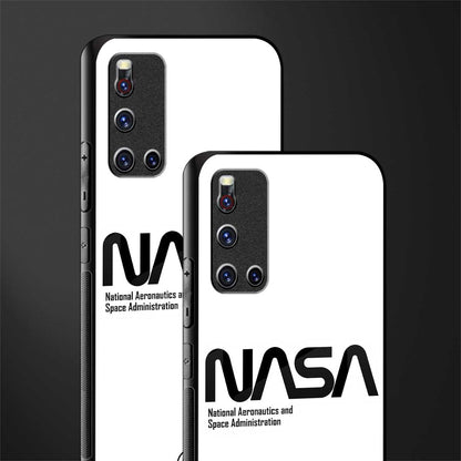 nasa white glass case for vivo v19 image-2