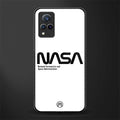 nasa white glass case for vivo v21 5g image
