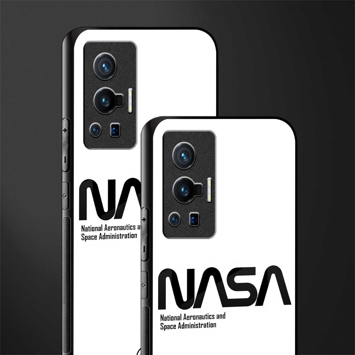 nasa white glass case for vivo x70 pro image-2