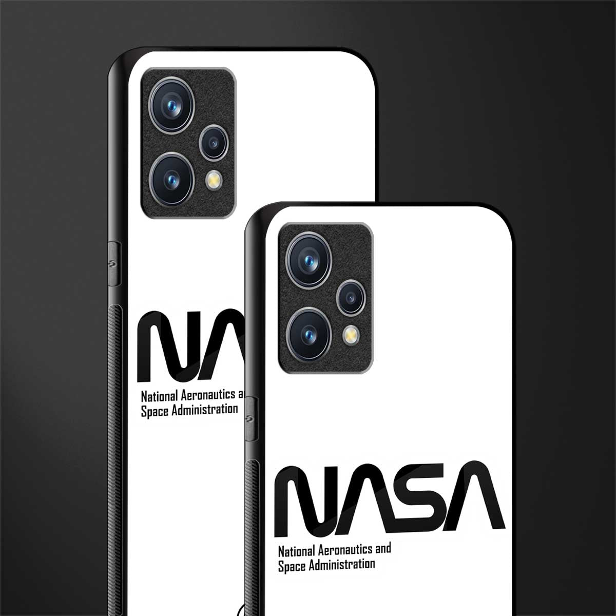 nasa white glass case for realme 9 4g image-2