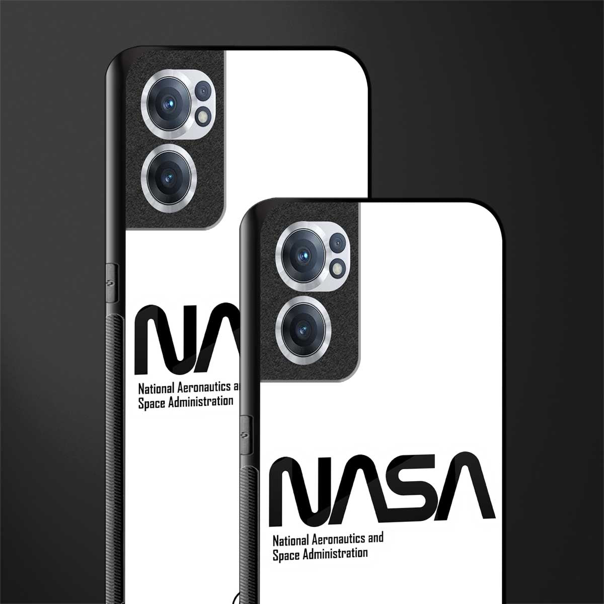 nasa white glass case for oneplus nord ce 2 5g image-2