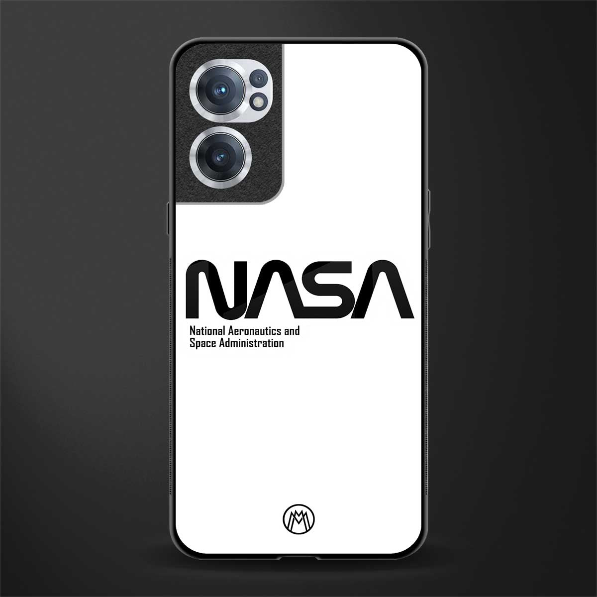 nasa white glass case for oneplus nord ce 2 5g image