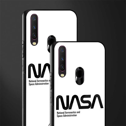 nasa white glass case for vivo y15 image-2