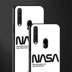 nasa white glass case for vivo y12 image-2