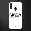 nasa white glass case for vivo y12 image