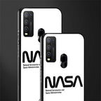 nasa white glass case for vivo y30 image-2