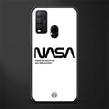 nasa white glass case for vivo y30 image