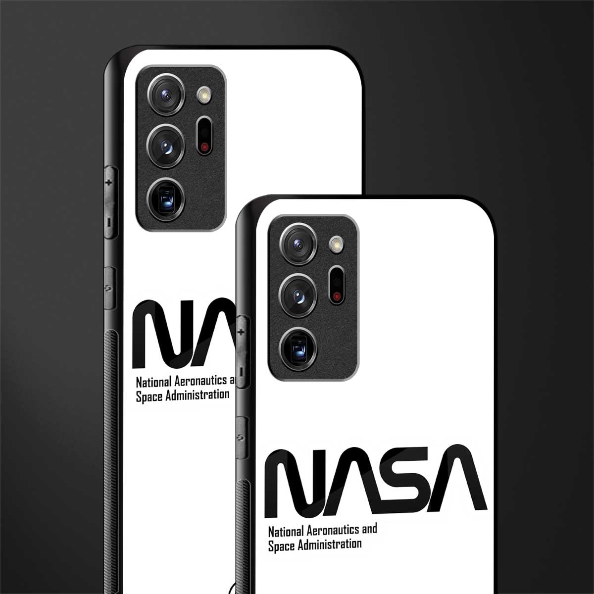 nasa white glass case for samsung galaxy note 20 ultra 5g image-2