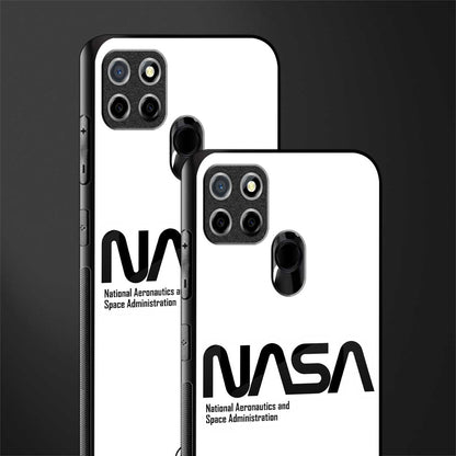 nasa white glass case for realme narzo 30a image-2