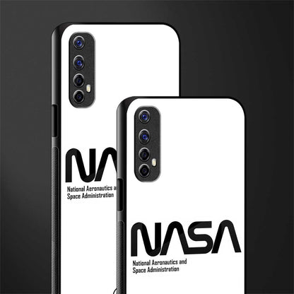 nasa white glass case for realme 7 image-2