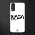 nasa white glass case for realme narzo 20 pro image