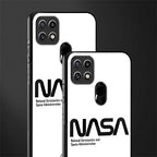 nasa white glass case for oppo a15 image-2
