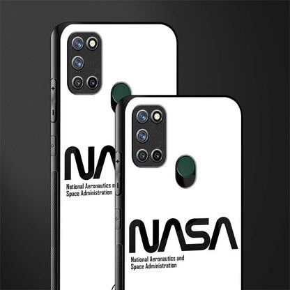 nasa white glass case for realme 7i image-2
