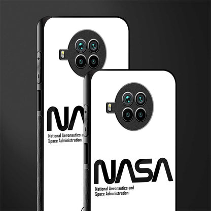 nasa white glass case for mi 10i image-2